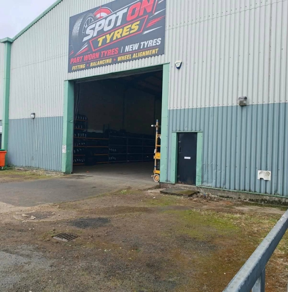 Workshop entrance at Allens Business Park